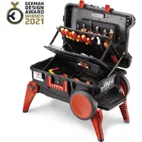 Wiha XXL III electric, Werkzeugkasten-Set, Schwarz, Rot, Scharnier, 683 mm, 496 mm, 335 mm