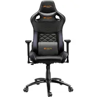 Canyon Nightfall GC-7, PC-Gamingstuhl, 150 kg, Gepolsterter Sitz, Gepolsterte Rückenlehne, Schwarz, Metall