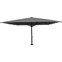 Mendler Gastronomie-Luxus-Sonnenschirm MCW-D20, XXL-Schirm Marktschirm, 5x5m (Ø7,2m) Polyester/Alu 90kg anthrazit