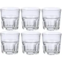 Arcoroc Glas Granity Rocks 16 cl Ø7.3x7.3 cm Hærdet,6 stk/pk