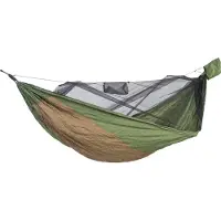 Amazonas Adventure Hero XXL, Hängende Hängematte, 150 kg, 1 Person(en), Nylon, Grün, Gelb, 1600 mm