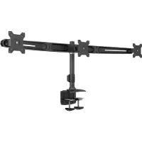 Multibrackets Monitorhalter 3- fach,bis 24" Metall, schwarz
