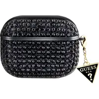 GUESS Rhinestone Triangle Charm Guaphdgtpk Hülle Für Airpods Pro - Schwarz