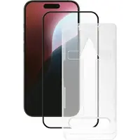 Vivanco 2.5D FullScreen Displayschutzglas f. iPhone 16 Pro Applikator Installation