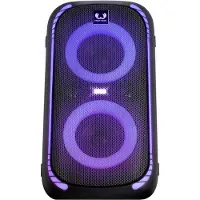 Fresh 'n rebel Bluetooth-Lautsprecher "Party Loud L" (00221546) (640 W, Bluetooth, 12 Stunden Akkulaufzeit, Lichteffekte, Bass-Boost, IPX4-Spritzwasserschutz, Teleskopgriff)