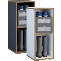 VCM Regal Bücher Ordner Aktenregal Salia 2f