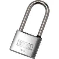 Kasp K14550L63D Hængelås 50 mm Forskellige Rustfrit stål Nøglelås