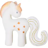 Tikiri Beißspielzeug - Naturgummi - Stern Einhorn - Weiß - - One Size - Beißringe