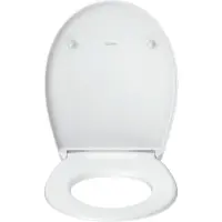 Duravit WC-Sitz oval m Abs, abn., 45,2cm, Uni, Scha. ES, we.
