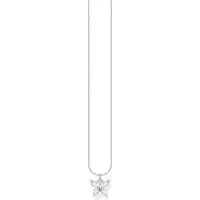 Thomas Sabo Kette Schmetterling weisse Steine