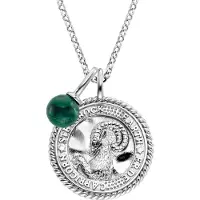 Engelsrufer Damen-Kette 925er Silber Farbstein Engelsrufer Steinbock