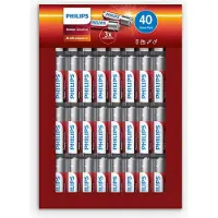 Philips 1x40 Power Alkaline Aa Batterie Vorteilspa - Batterie