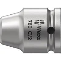 Wera 780 C/2-S, 1 Stück(e), Hexagonal, 25,4 / 2 mm (1 / 2"), 5/16", Edelstahl, 35 mm