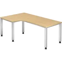Hjh OFFICE PRO QUEO 82 S - Ahorn 200 x 120 höhenverstellbar