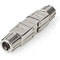 Nedis Netzwerkkoppler - CAT7 - Geschirmt - RJ45 Buchse - RJ45 Buchse - Gerade - Metall - Box