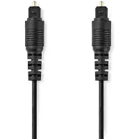 Nedis Optisches Audiokabel | Toslink Stecker | Toslink Stecker | 10.0 m | Rund | PVC | Schwarz | Lab