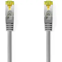 Nedis Cat 8.1-Netzwerkkabel - S/FTP - RJ45 Stecker - RJ45 Stecker - 2.00 m - Rund - LSZH - Grau - Label