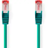 Nedis CAT6-Netzwerkkabel - RJ45 Stecker - RJ45 Stecker - S/FTP - 10.0 m - Rund - LSZH - Grün - Label