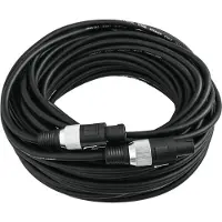Omnitronic Lautsprecherkabel Speaker 2x2,5 20m sw