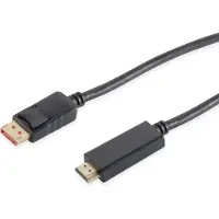 S-Impuls Displayportkabel 1.4 DP/HDMI 5m sw