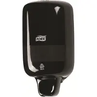 Tork Spender Mini 561008, für Flüssigseife, Easy to use" zertifiziert, Kunststoff, schwarz