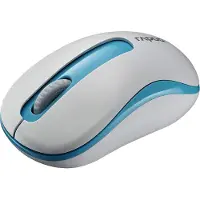 Rapoo M10 Plus, Beidhändig, Optisch, RF Wireless, 1000 DPI, Blau
