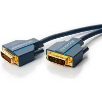 ClickTronic 2m DVI-D Connection, 2 m, DVI-D, DVI-D, Blau, Gold, 7,92 Gbit/s