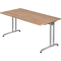 Hjh OFFICE PRO BELA 16 S - 160 x 80 Nussbaum