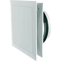 Helios DLV 125 Design-Lüftungsventil weiß, f. Ab- u. Zuluft, einstellbar
