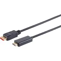 S-Impuls Displayportkabel 1.4 DP/HDMI 2m sw