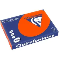 Clairalfa Multifunktionspapier, DIN A3, 160 g/qm, ziegelrot
