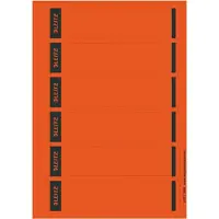 Leitz Rückenschilder kurz, PC-beschriftbar, Rückenbreite 50 mm, selbstklebend, 150 St., rot