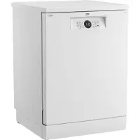 Beko BDFN26430W Geschirrspüler 60cm Watersafe+ Weiß SteamGloss Besteckkorb