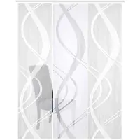Home wohnideen Schiebegardine "TIBASO", (3 St.), halbtransparent
