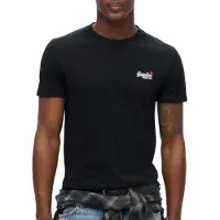 Superdry Essential Contrast Embroidered Kurzarm-t-shirt