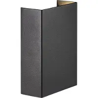 Nordlux Fold 10 LED Wandleuchte 6.6W Schwarz Außenleuchte IP54 2019041003