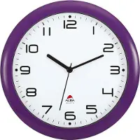 Alba Wanduhr Hornewp Violett 30 cm