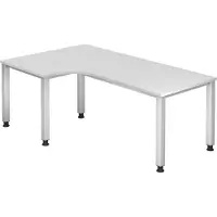 Hjh OFFICE PRO QUEO 82 S - Weiß 200 x 120 höhenverstellbar