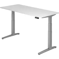 Hjh OFFICE PRO XBHM 19 SS - Weiß 180 x 80 elektrisch höhenverstellbar