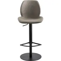 Mayer Bar-/Tresenhocker 1276 Gestell schwarz Sitzschale, muschelgrau