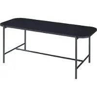 En.casa Couchtisch 'Samnanger' 110x50x45cm Stahl Schwarz
