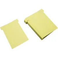 Ultradex T-Karten Breit Hellgelb 9,2 x 12 cm 100 Stück