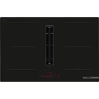 Bosch Set PVQ811HGA7 (HEZ9VDSB2 + PVQ811H26E), Autarkes Kochfeld (schwarz, 80 cm, mit integriertem Dunstabzug, Home Connect)