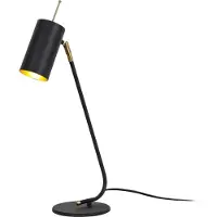 Opviq , Moderne Tischlampe (E27, max. 40 W), Schwarz und Gold, 8 x 26 cm, Höhe 55 cm, IP20, 200 cm Kabel | Robustes Eisen, Elegantes Design für jeden Raum.