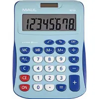 MAUL MJ 550, Tasche, Display-Rechner, 8 Ziffern, 1 Zeilen, Akku, Schwarz