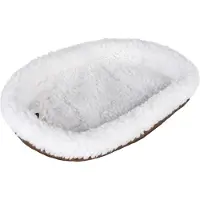 Laroy Duvo+ Bett oval Schafsfell, Maße: 32 x 24 cm