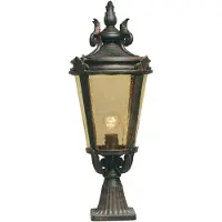 Elstead Lighting Elstead Baltimore Außen-Stehleuchte E27 68cm Verwitterte Bronze IP44