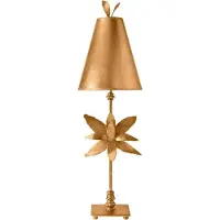 Elstead Lighting Azalea Tischleuchte Blattgold Flambeau FB-AZALEA-TL-GD