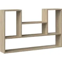 Topeshop BILBAO 4P hängendes Bücherregal 100x16x60 cm sonoma