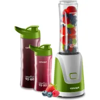 Concept SM3365 Smoothie maker, Tischplatten-Mixer, 0,6 l, 1 m, 300 W, Grün, Weiß